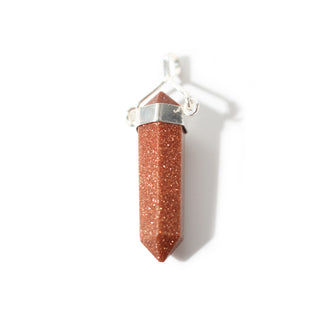 Goldstone Double Terminated Swivel - 925 Silver Pendant from Stonebridge Imports