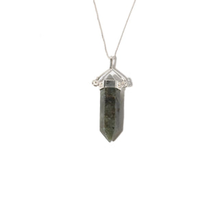 Labradorite Double Terminated Swivel - 925 Silver Pendant from The Rock Space