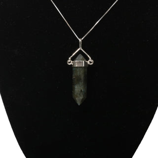 Labradorite Double Terminated Swivel - 925 Silver Pendant from The Rock Space