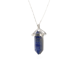 Lapis Lazuli Double Terminated - Swivel Silver Pendant    from Stonebridge Imports