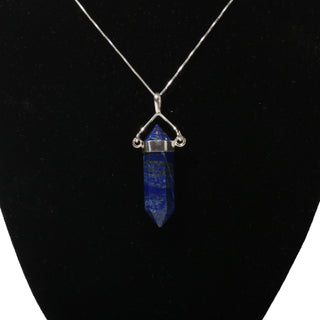 Lapis Lazuli Double Terminated Swivel - 925 Silver Pendant from Stonebridge Imports