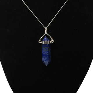 Lapis Lazuli Double Terminated Swivel - 925 Silver Pendant from The Rock Space