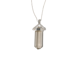 Smoky Quartz Swivel Point - 925 Silver Pendant from Stonebridge Imports