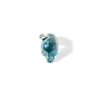 Aqua Aura Skull - 925 Silver Pendant from The Rock Space