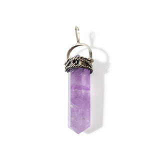 Amethyst Double Terminated Point with Antique Cabochon - 925 Silver Pendant from The Rock Space