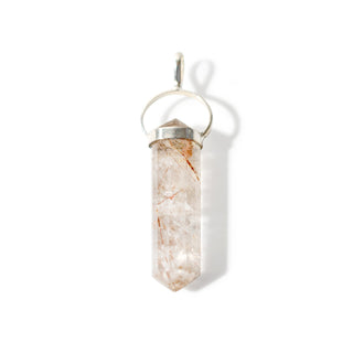 Rutile Double Terminated Multifaceted - 925 Silver Pendant from The Rock Space