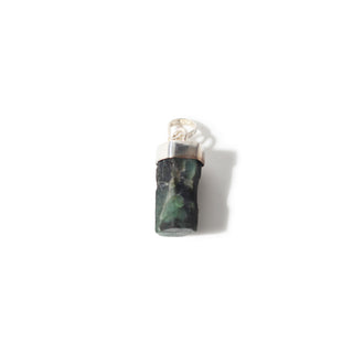 Emerald Polished Point - Silver Pendant from Stonebridge Imports