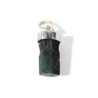 Emerald Polished Point - Silver Pendant from Stonebridge Imports