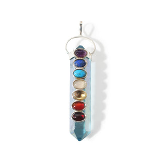 Aqua Aura Chakra - 925 Silver Pendant from The Rock Space
