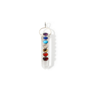 Clear Quartz Chakra - 925 Silver Pendant from The Rock Space