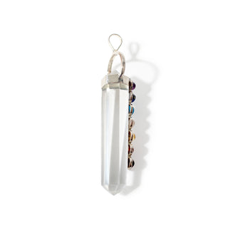 Clear Quartz Chakra - 925 Silver Pendant from The Rock Space