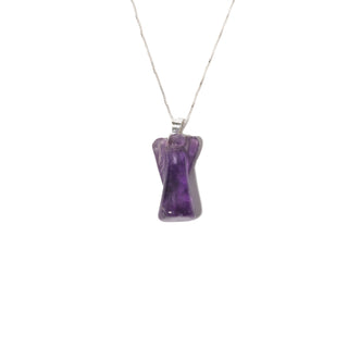 Amethyst Angel - 925 Silver Pendant from Stonebridge Imports