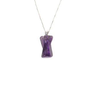 Amethyst Angel - 925 Silver Pendant from The Rock Space