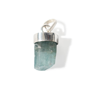 Aquamarine Rough Small - 925 Silver Pendant from The Rock Space