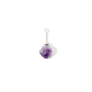 Amethyst Rough Silver Stick - Pendant from Stonebridge Imports
