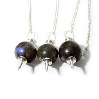 Labradorite Ball and Point Pendulum - 3 Pack from The Rock Space