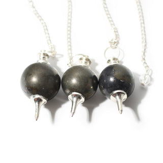 Pyrite Ball and Point Pendulum - 3 Pack from The Rock Space