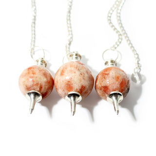Sunstone Ball and Point Pendulum - 3 Pack from The Rock Space