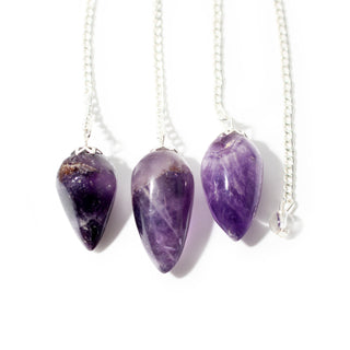 Amethyst Drop Pendulum - 3 Pack from The Rock Space