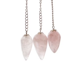 Rose Quartz Drop Pendulum - 3 Pack from Stonebridge Imports