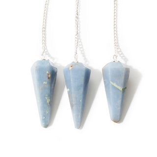 Angelite Pendulum 6 Facet & Bead - 3 Pack from The Rock Space