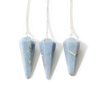 Angelite Pendulum 6 Facet & Bead - 3 Pack from The Rock Space