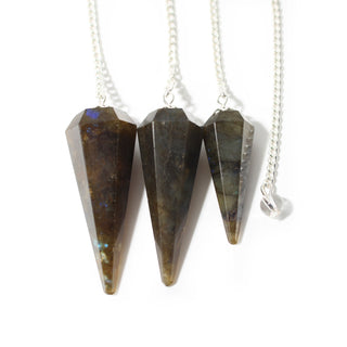 Labradorite Pendulum 6 Facet & Bead - 3 Pack from The Rock Space