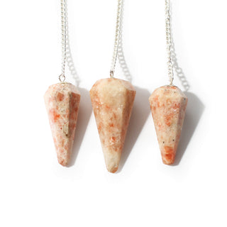 Sunstone Pendulum 6 Facet & Bead - 3 Pack from The Rock Space