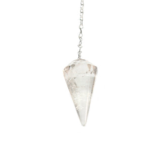 Clear Quartz Multifaceted Pendulum    from The Rock Space