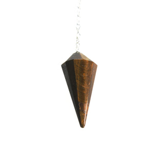 Gold Tiger Eye Multifaceted Pendulum - 1" to 1 3/4"    from The Rock Space