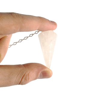 White Quartz Multifaceted Pendulum - 1" to 1 3/4"    from The Rock Space