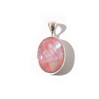 Rainbow Moonstone Cabochon Pendant - Pink    from The Rock Space