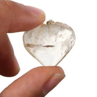 Smoky Quartz B Heart Pendant - Pack of 5 - 1" from The Rock Space