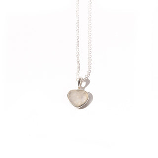 Rainbow Moonstone Heart Pendant with Chain from The Rock Space