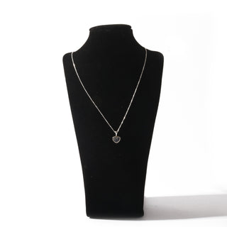Rainbow Moonstone Heart Pendant with Chain    from Stonebridge Imports