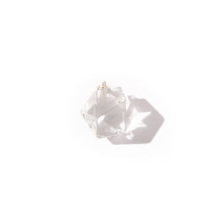 Clear Quartz Icosahedron Pendant - 3pk    from The Rock Space