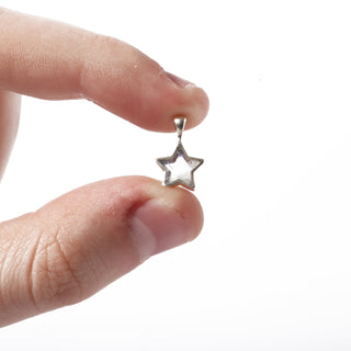 Rainbow Moonstone Star Pendant with Chain from The Rock Space
