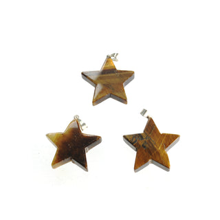 Gold Tiger Eye Star Pendant - 3pk    from The Rock Space