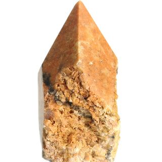 Calcite Orchid Cut Base, Polished Point Tower #5 from The Rock Space
