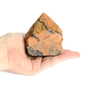 Calcite Orchid Cut Base, Polished Point Tower #5 from The Rock Space