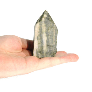 Watermelon Jasper Cut Base, Polished Point Tower #3 from The Rock Space
