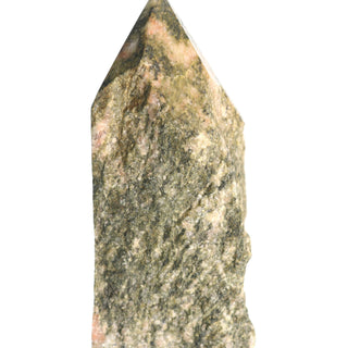 Watermelon Jasper Cut Base, Polished Point Tower #4 from The Rock Space