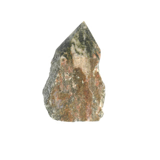 Watermelon Jasper Cut Base, Polished Point Tower #5 from The Rock Space