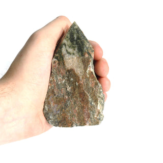 Watermelon Jasper Cut Base, Polished Point Tower #5 from The Rock Space