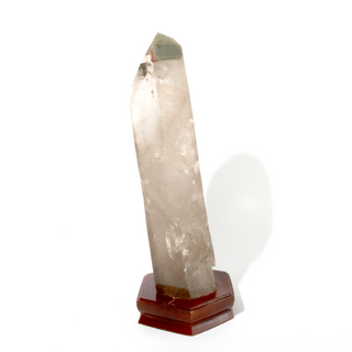 Smoky Quartz Point On Wood Base U#10 - 21 from The Rock Space