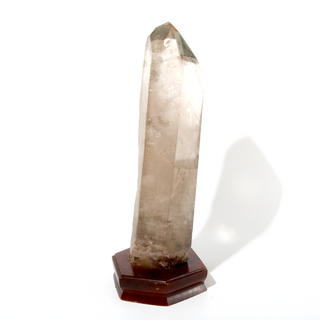 Smoky Quartz Point On Wood Base U#10 - 21    from The Rock Space