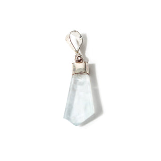 Aquamarine Translucent Sterling Silver Pendant - 3/4" to 1 1/4" from The Rock Space
