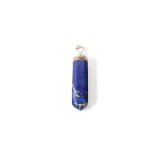 Lapis Lazuli Sterling Silver Pendant E 1 1/4" to 1 3/4" from Stonebridge Imports