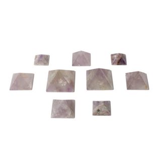 Amethyst Pyramid Carvings - 9 to 12 Pieces - 1kg Box from The Rock Space