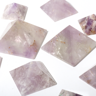 Amethyst Pyramid Carvings - 9 to 12 Pieces - 1kg Box from The Rock Space